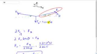 Giancoli 7th Edition, Chapter 9, Problem 58